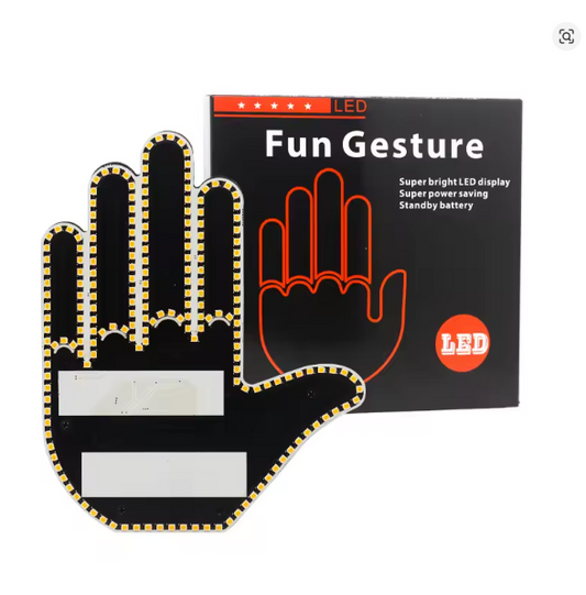 Mano LED para tu auto con control remoto